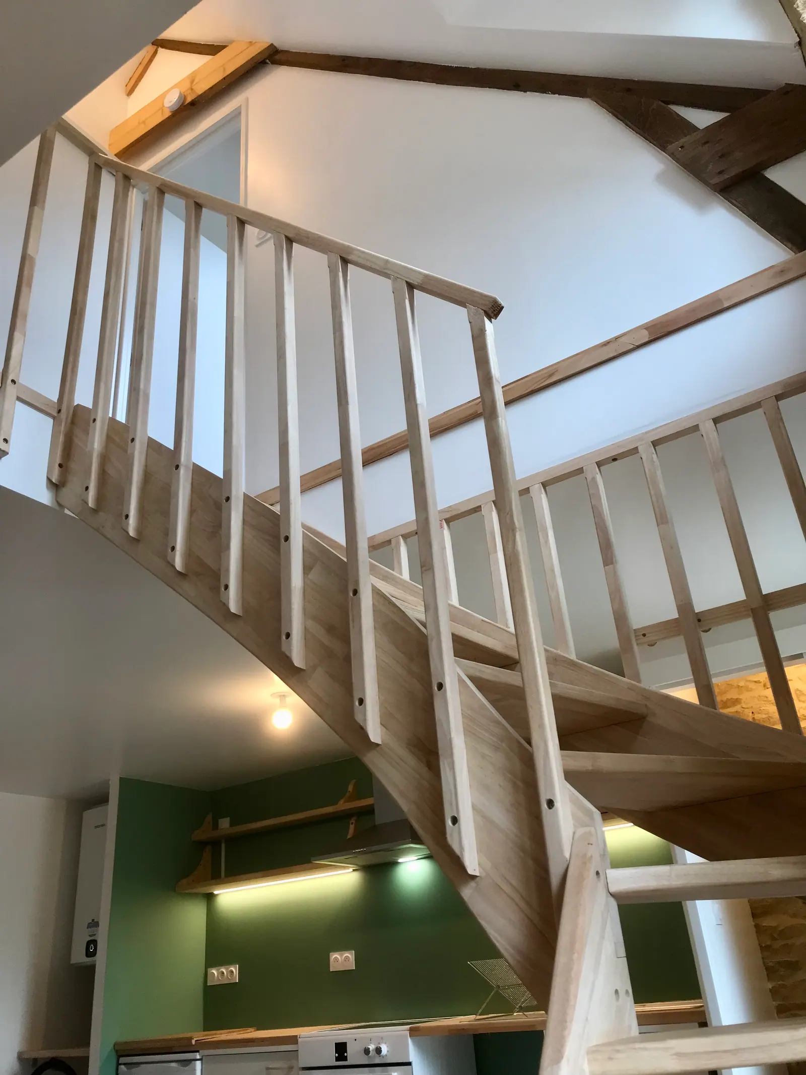 Escalier hévéa à Landévant — photo 5