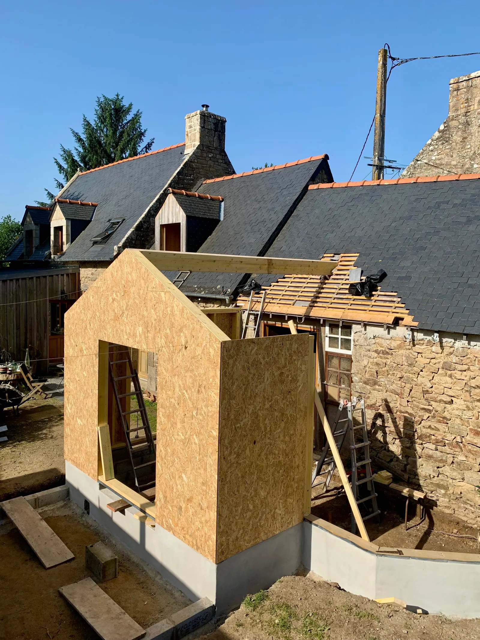 Extension ossature bois à Locoal-Mendon — photo 2