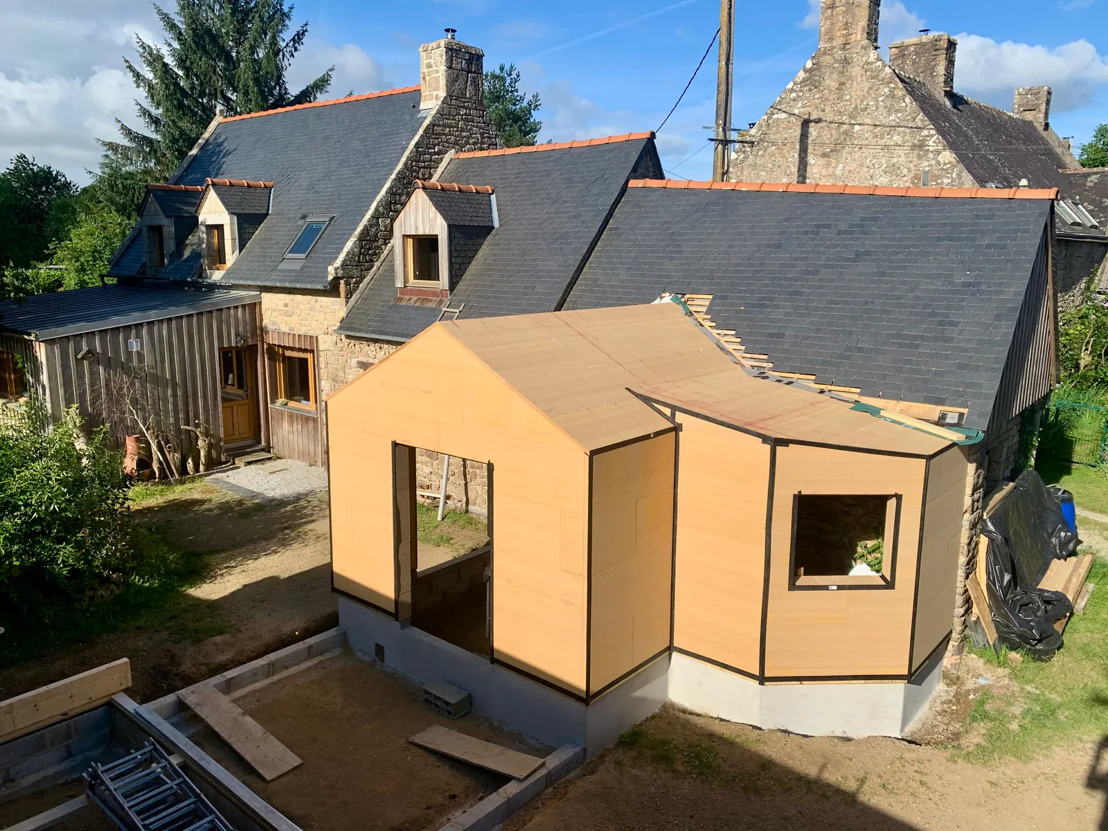 Extension ossature bois à Locoal-Mendon — photo 4
