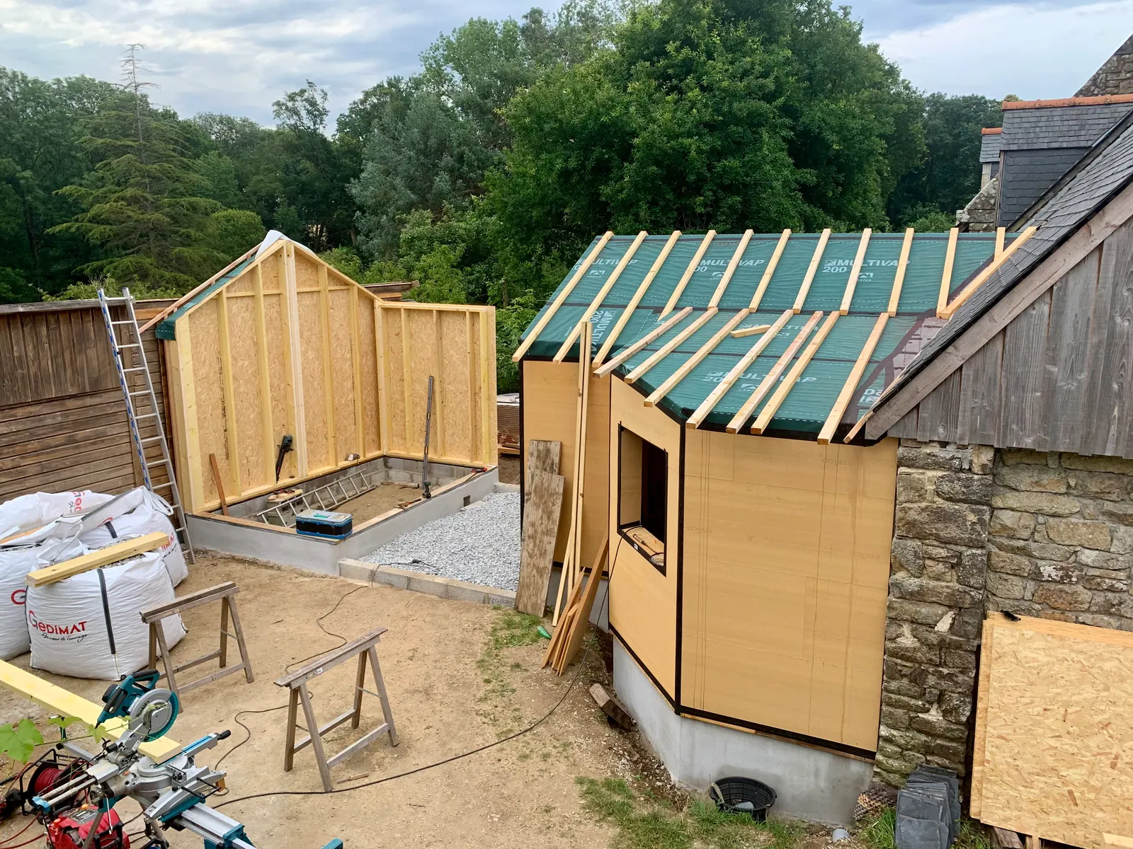 Extension ossature bois à Locoal-Mendon — photo 5