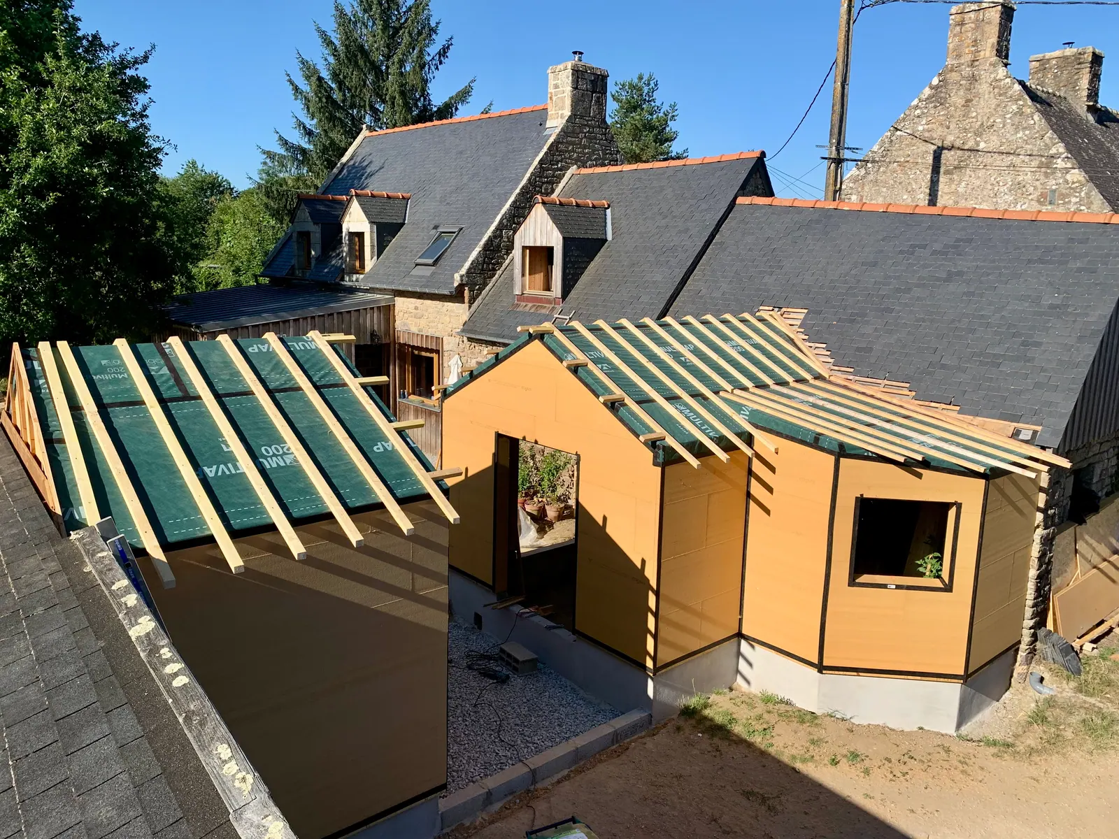 Extension ossature bois à Locoal-Mendon — photo 6