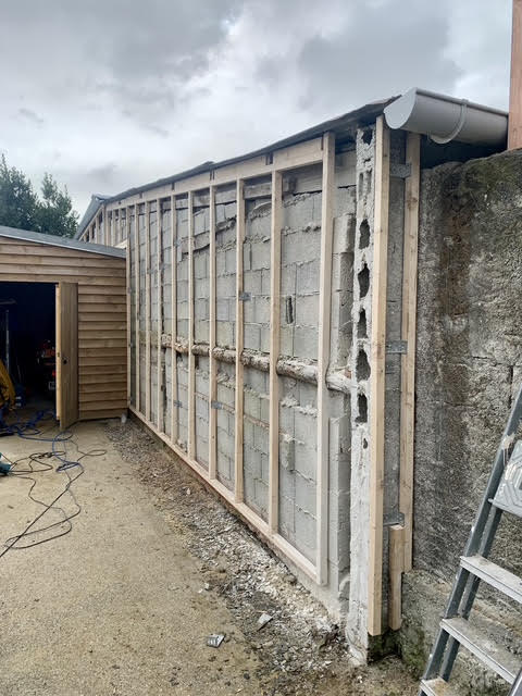 Bardage claire-voie à Locoal-Mendon — photo 1